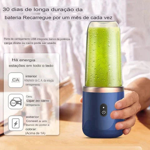 Fast Juice™ - Mini liquidificador portátil + BRINDE